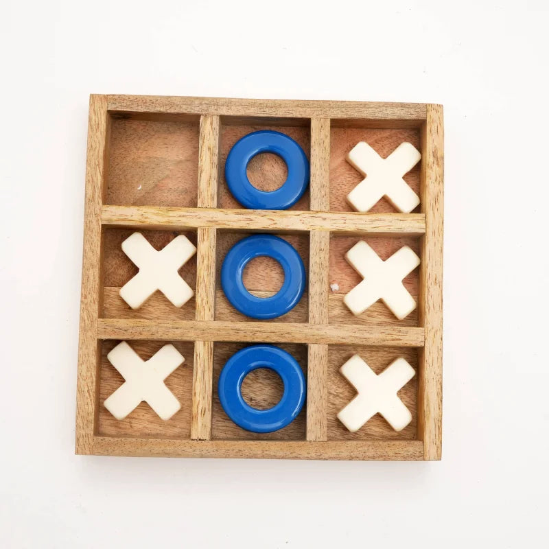 Tic-tac-toe wood & resin board game: a timeless classic with a modern twist - united states - tic tac toe