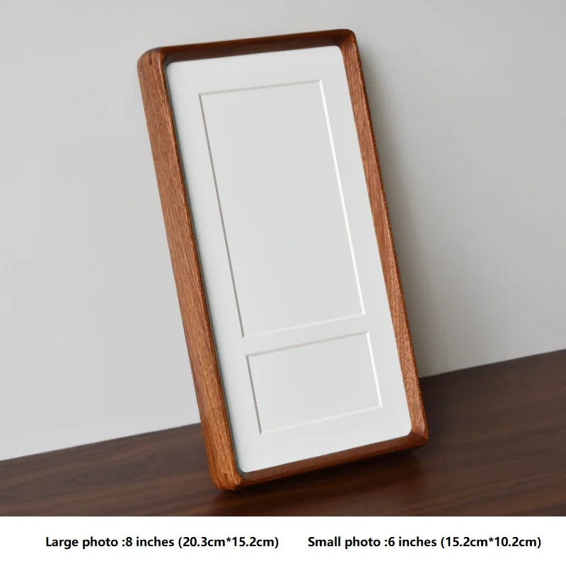 New stylish diy dual and triple grid photo frames creative solid wood tabletop display frame picture holder - shabili-2