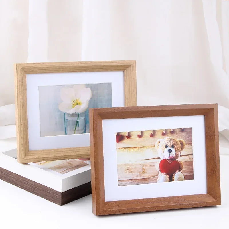 Nordic wooden photo frame minimalist a3 a4 for pictures wall bedroom living room ornament christmas gift home decor