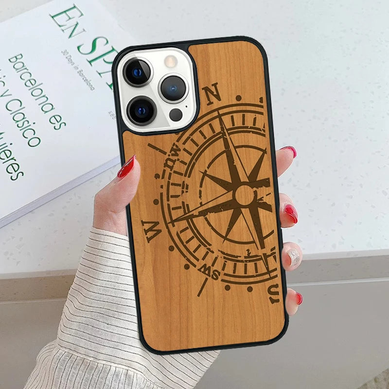 Bamboo wooden animals phone case for iphone 17 air 15 16 16e 14 13 pro max coque 12 11 plus fundas cover - 9