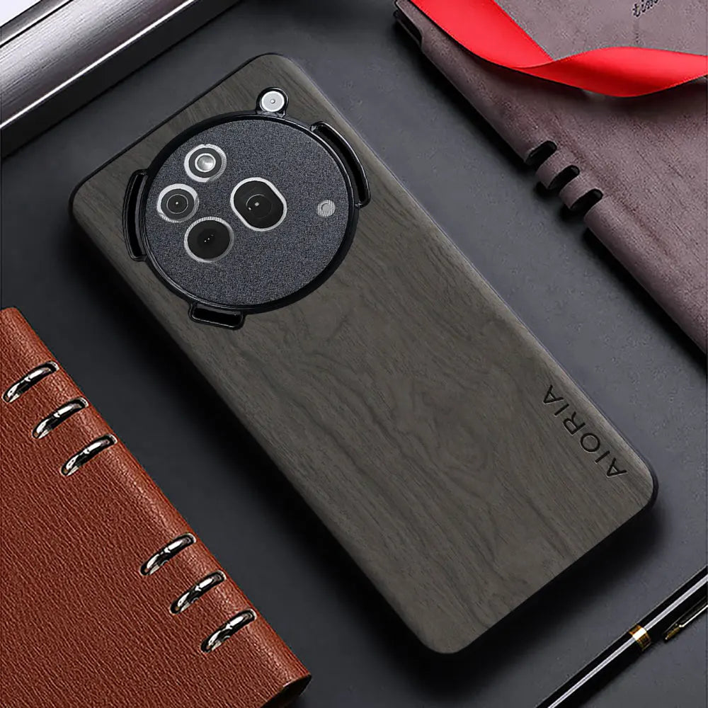 Case for nothing phone 3a pro 3 cmf 1 2 2a plus funda bamboo wood pattern leather cover nothing phone 3a pro case - gy
