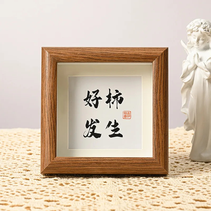 2025 autumn winter new wooden photo frame,elegant home decorative item classic style for picture frames,nice tabletop