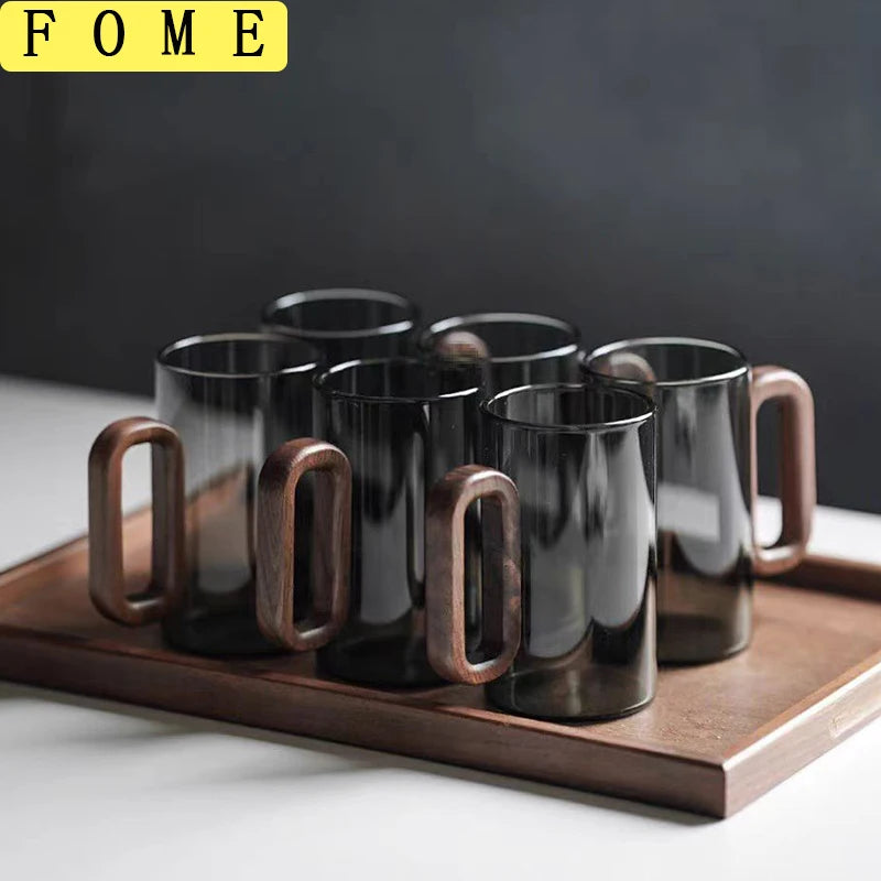 2-4-6pcs-glass-mug-with-wooden-handle-heat-resistant-teacup-set-transparent-breakfast-milk-juice-cup-home-party-drinkware