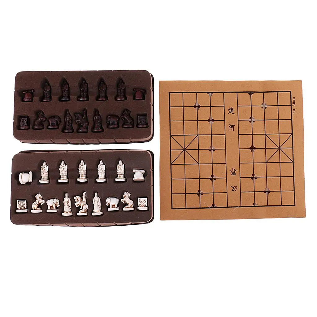 Chess pieces xiangqi set family child educational games fine