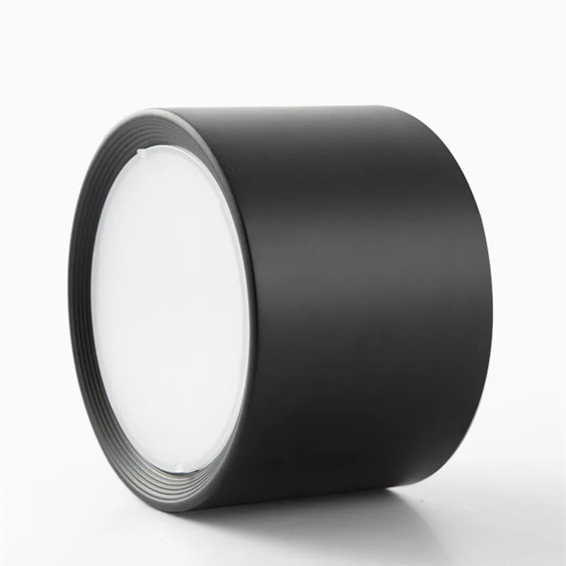 Modern ceiling lamp wooden light surface mounted led 5w 12w for kitchen living room lighting spotlight - black