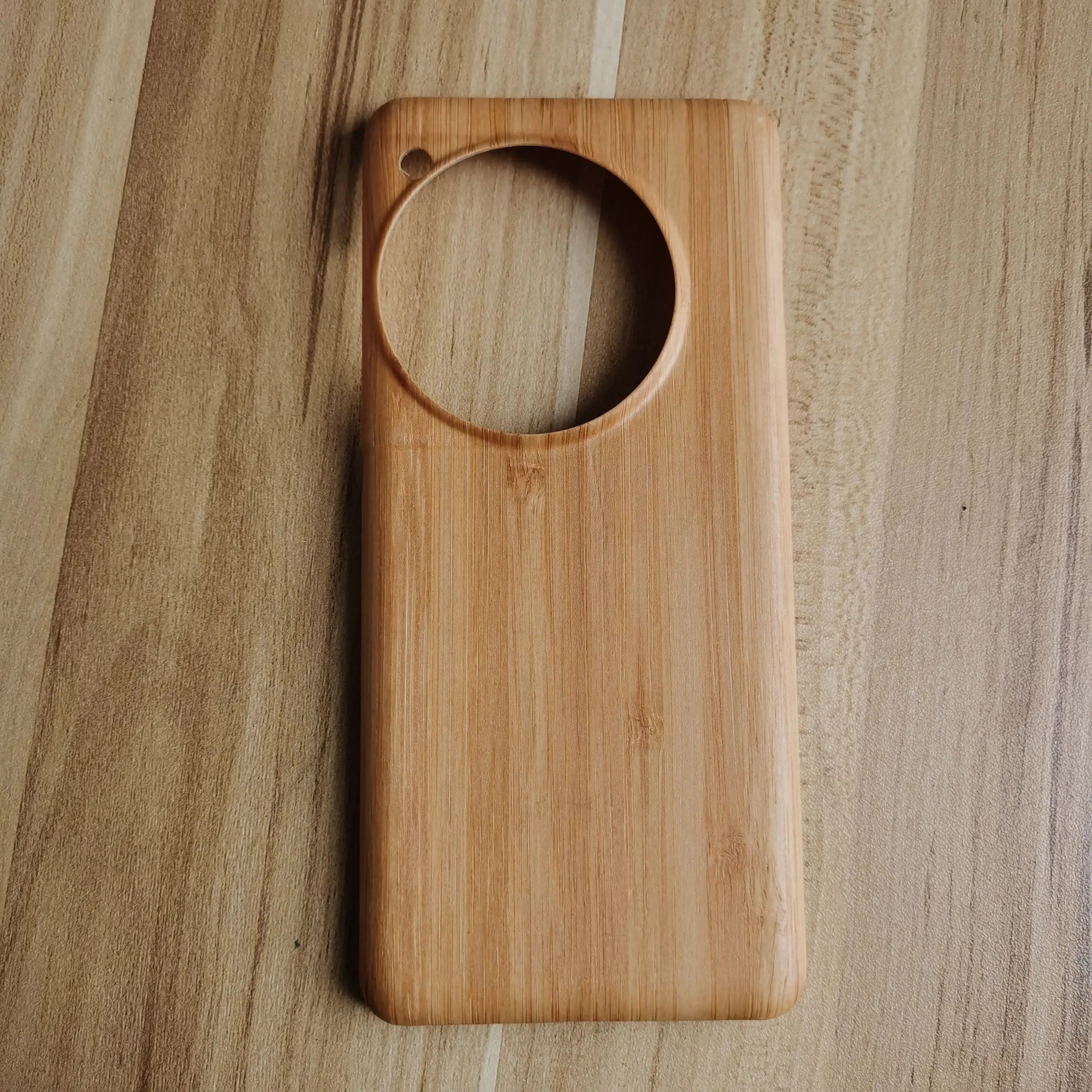 Real wooden hard ultra slim back case rosewood luxury wood matte cover oneplus 13 12 11 12r - bamboo