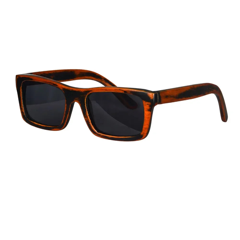 Handmade bamboo wood sunglasses square wooden frame polarized sun glasses for unisex lovers fashion eyeglasses gafas de