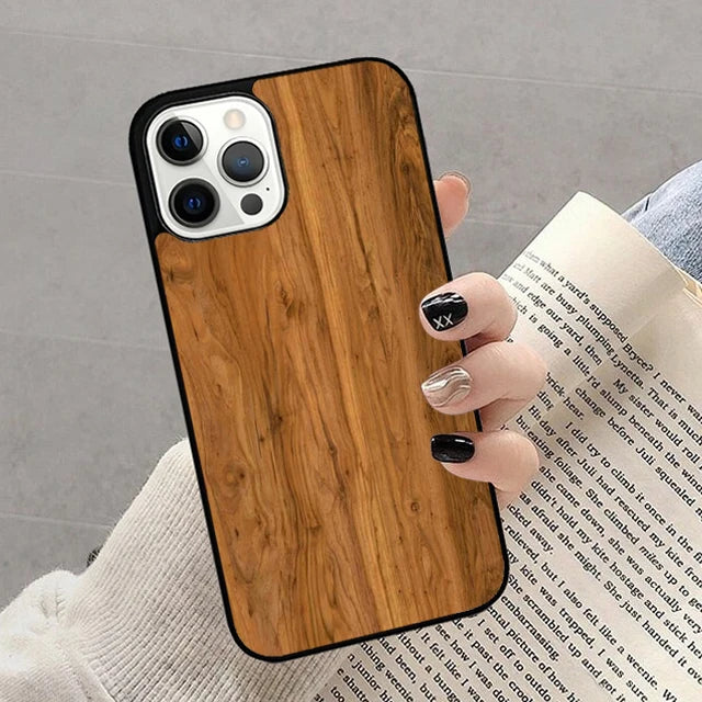 Wood nature pattern phone case for iphone 17 air 16 16e 15 plus apple 13 11 12 14 pro max cover coque fundas shell