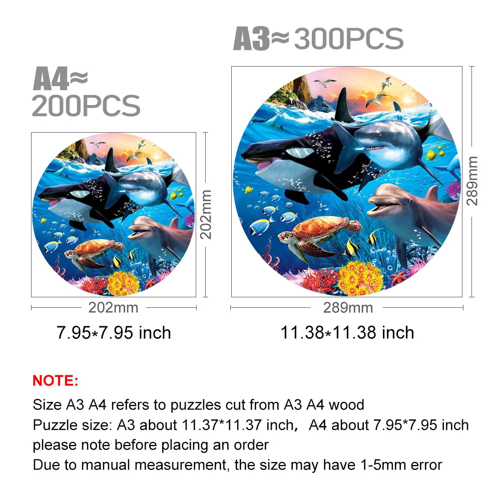 Animal wood puzzle cat fox peacock montessori toys for innovative jigsaw children diy crafts novel products