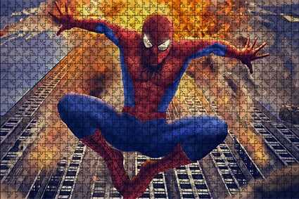 108/200/300/500/1000pcs spider man puzzles gifts wooden high-quality floor puzzle - 1000pieces-a