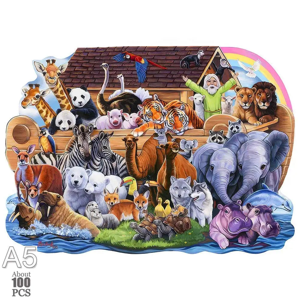 Lovely owl wood jigsaws creative diy games brain twister holiday gifts wooden animal puzzle kids adults high-quality