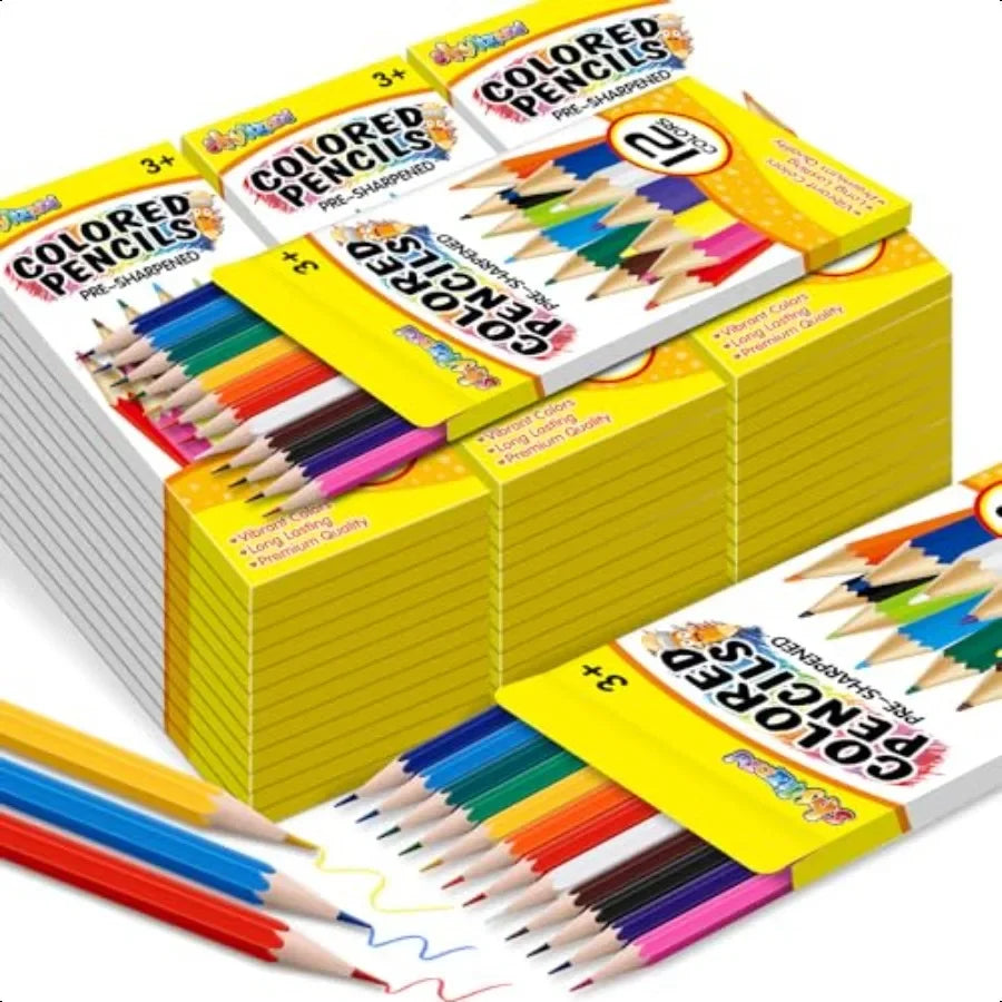 Colored pencils bulk 432 count presharpened color for and adults 32 packs pencil set 12 colors art plies - united states