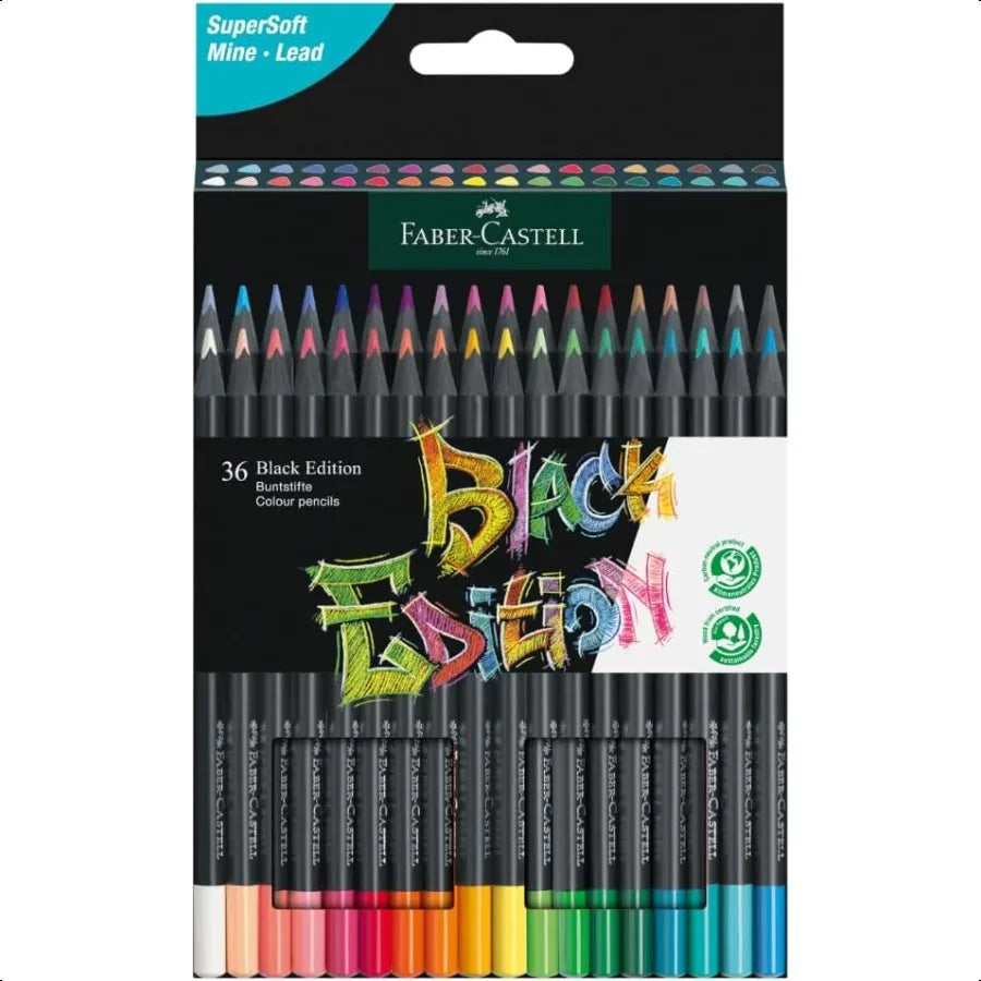 Black edition colored pencils classic 1 count pack of 36 - united states - color pencil