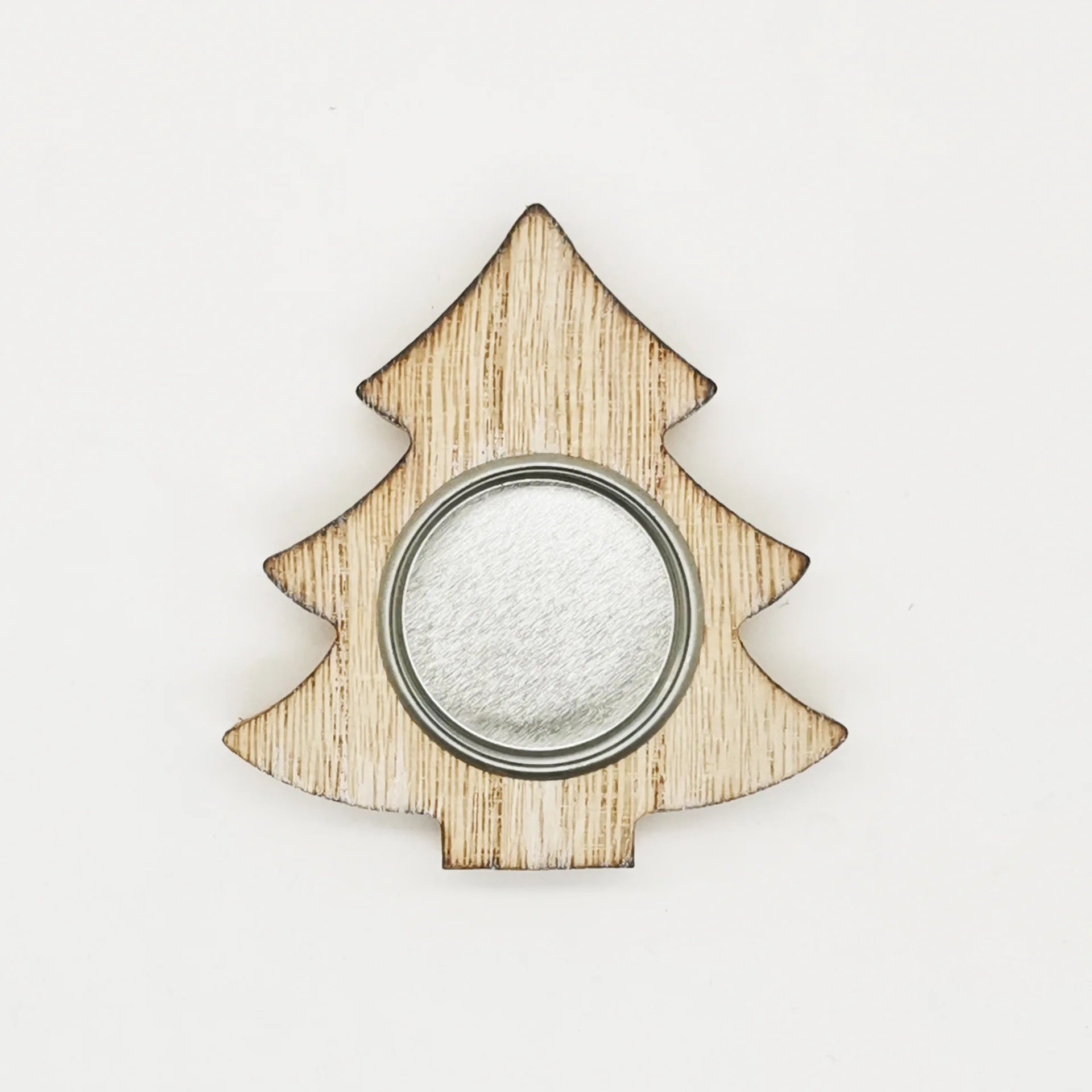 Christmas snowflake wooden candle holder candlestick 2024 tree decorations for home xmas table ornaments new year gift