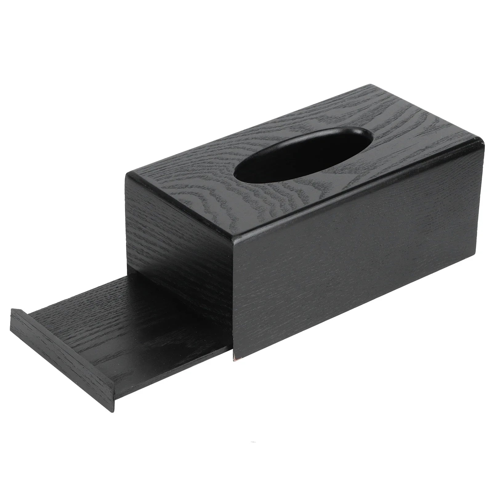 Black wooden tissue box napkin case elegant holder for home hotel living room - germany - multipurpose