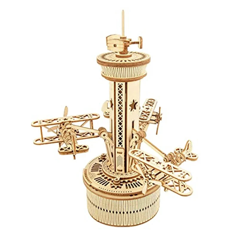 robotime-roker-3d-wooden-puzzles-for-adults-diy-musical-box-model-kit-to-build-self-assembly-building-kit-airplane-control-tower