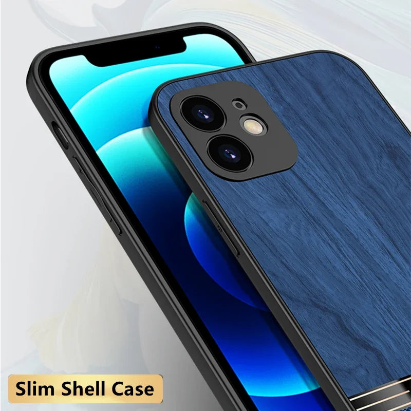 Wood pattern case funda for apple iphone 11 12 13 14 15 16 17 pro xs max air xr 8 7 plus se 2022 2020 se3 shockproof