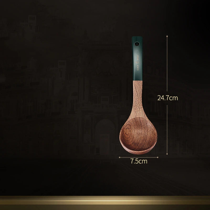 Wooden cooking utensils natural wenge wood non-stick cookware spatula shovel rice spoon kitchen tool accessories - type