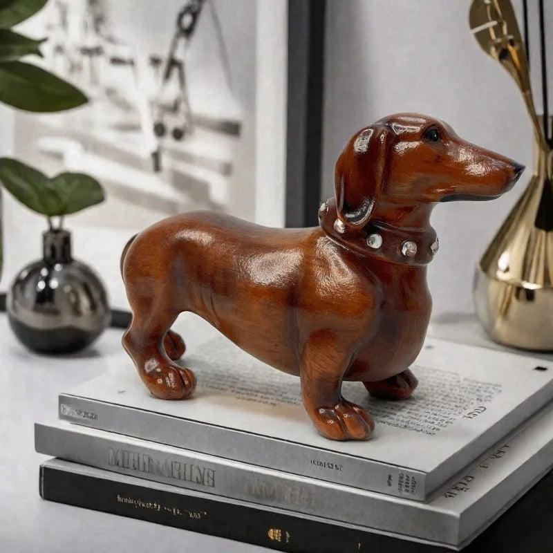 Modern simple animal ornaments office desktop figurine resin craft home soft decoration porch decorations - decorative