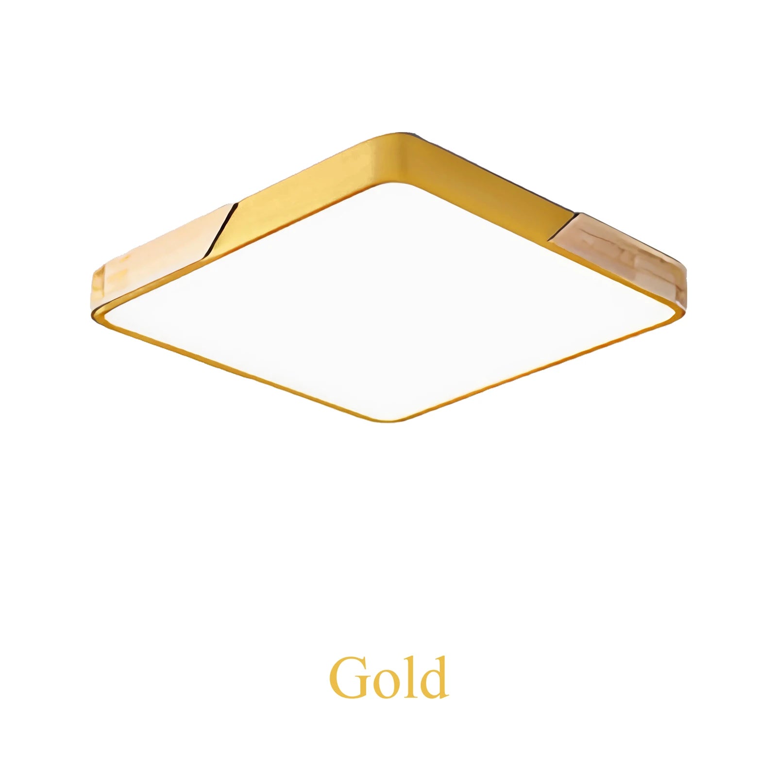 Square led ceiling light 18w modern ultra-thin wooden lamp indoor bedroom living room lighting fixture surface mount