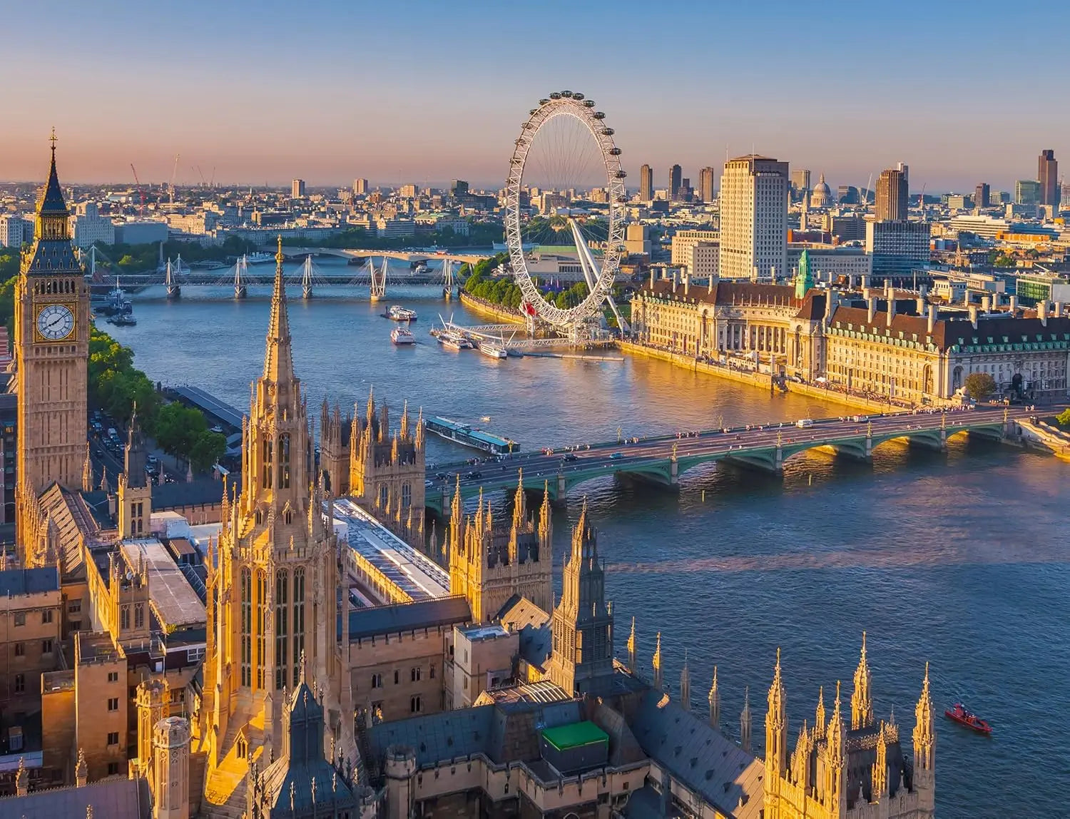 Adult jigsaw puzzle 1000 pieces toys london city wooden decor exercise brain thinking holiday birthday gift - 75x50cm