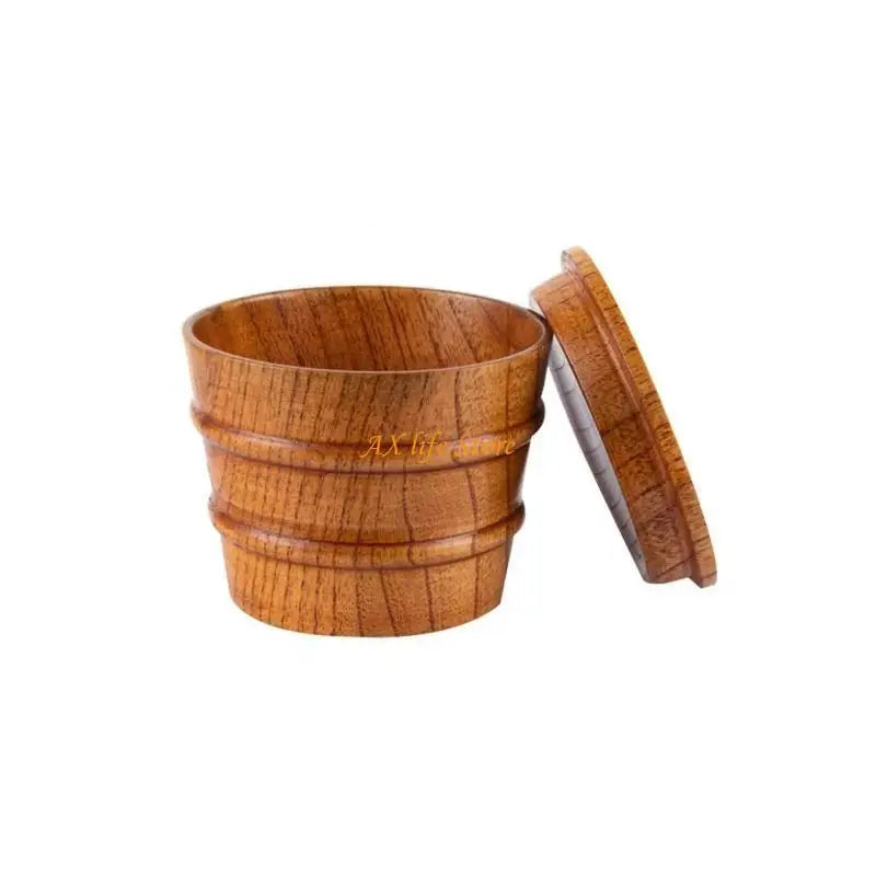 J2ha wooden mugs vintage teacup handmade mug coffee espresso tea cups log solid material for kitchen - covering line