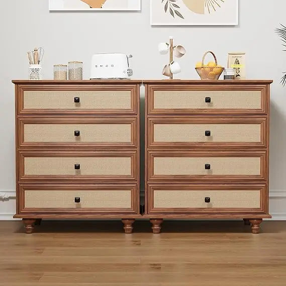 6 drawer dresser for bedroom mid century modern wide wood rustic chest of drawers wooden storage organizer dressers