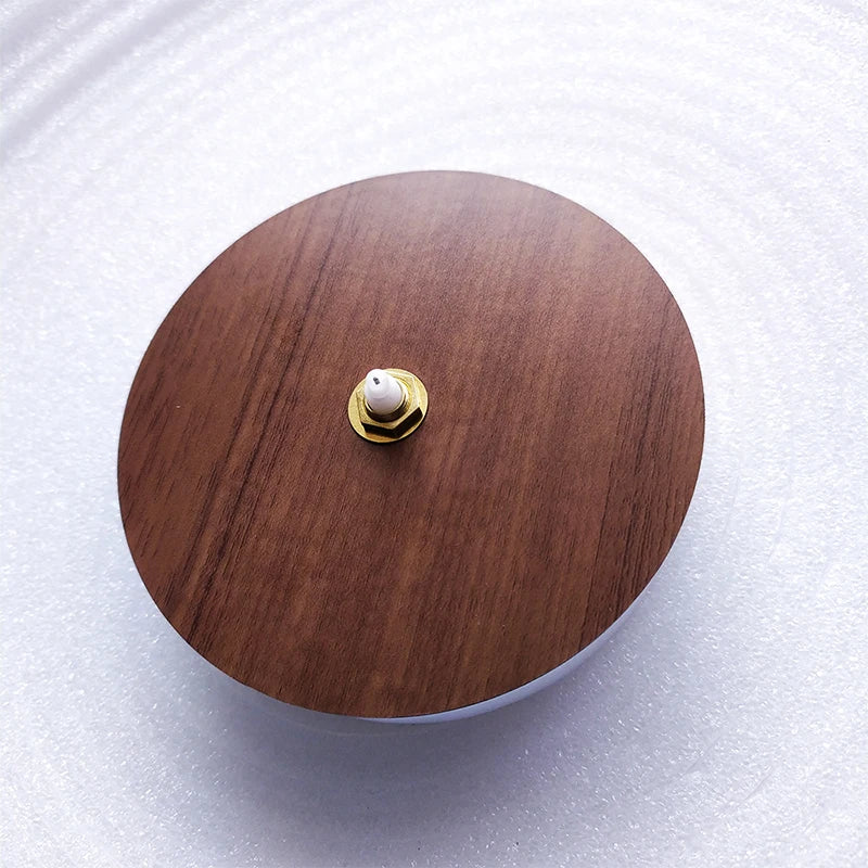 Wooden round plastic cover with sweep movement gold long hands diy wall clock - 2496 hands / china