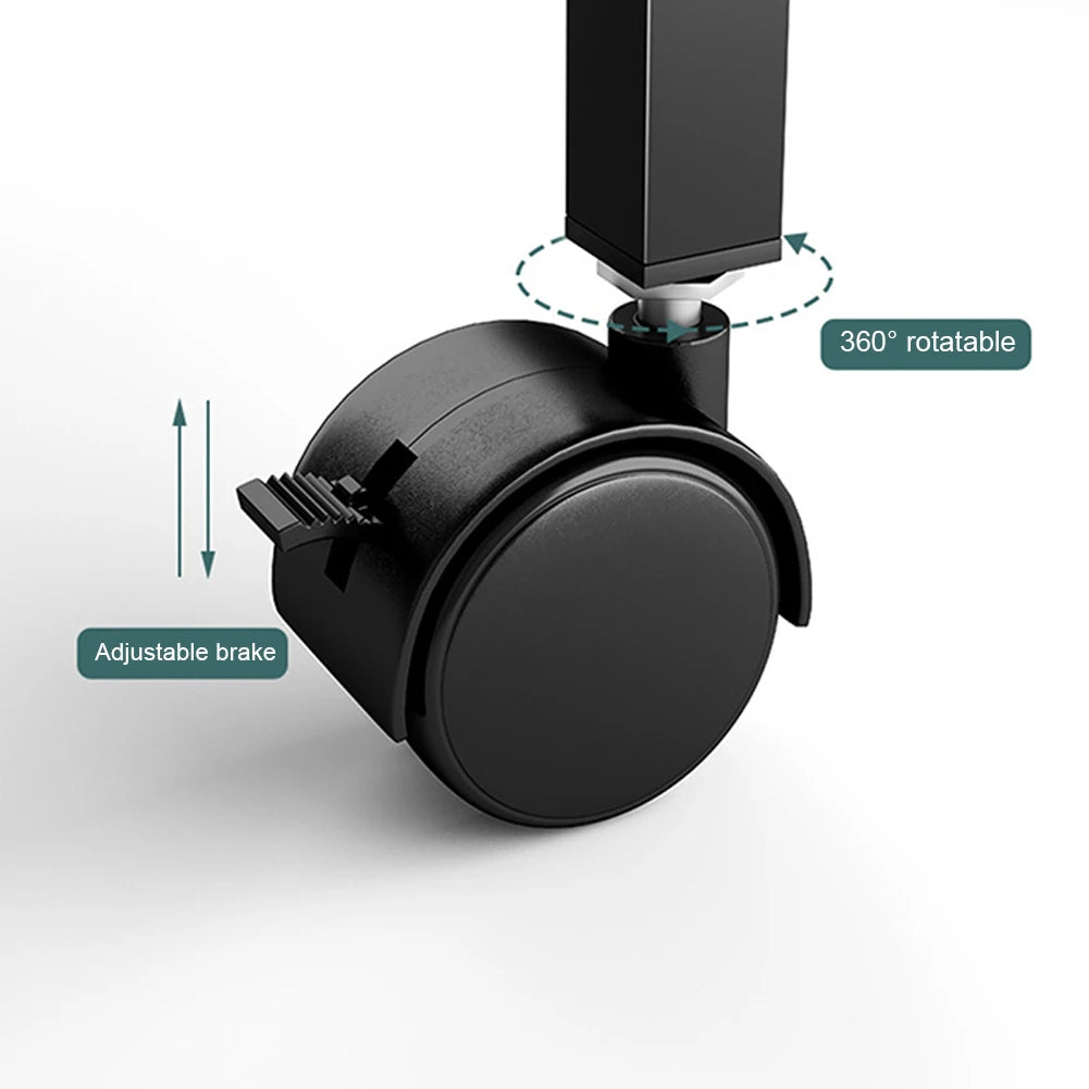 Printer stand side/corner table 3 tier rolling mobile cart with wheels storage shelves for home office mini fridge