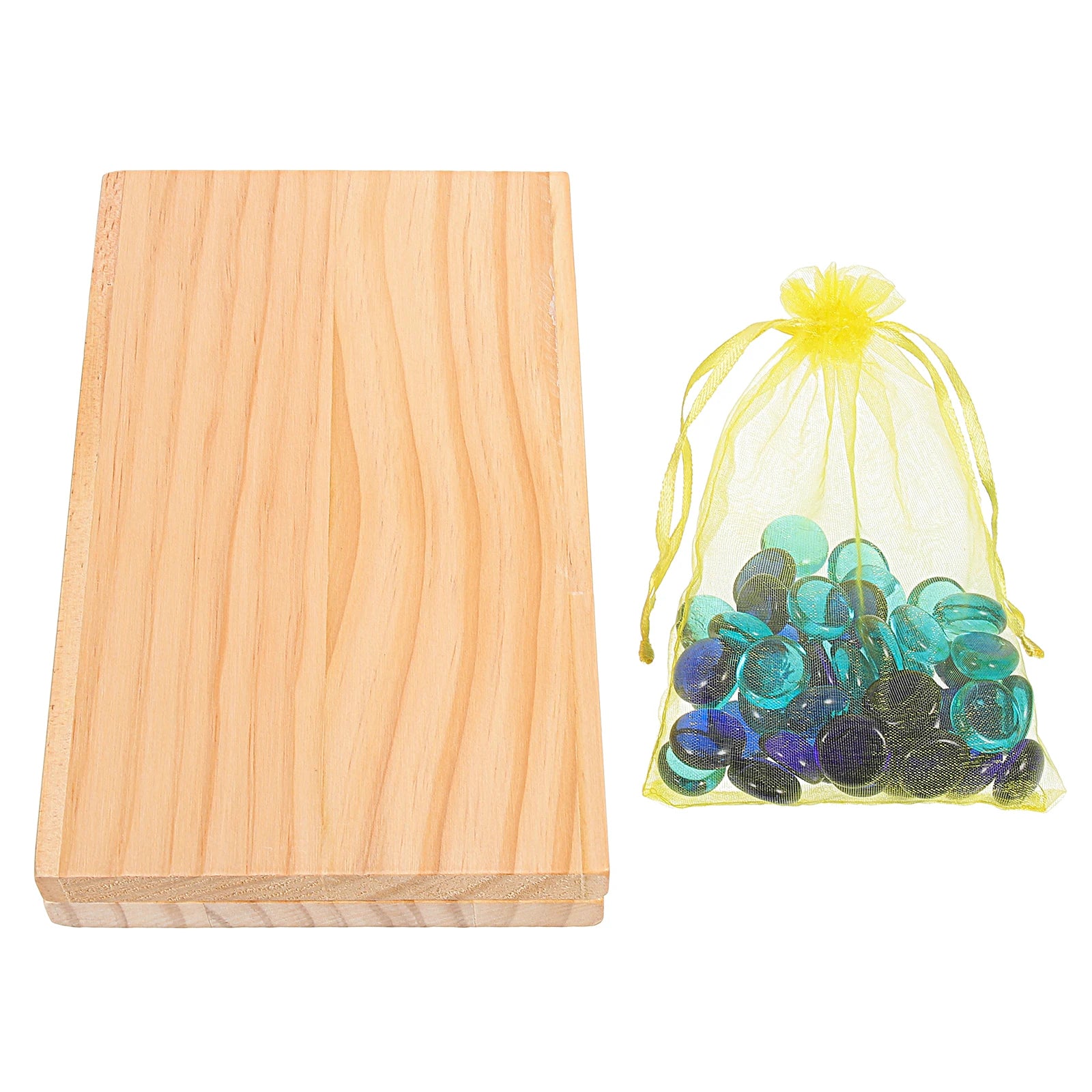 1 set set wooden mancala folding board gemstone chess logic training plaything for kids family party educational