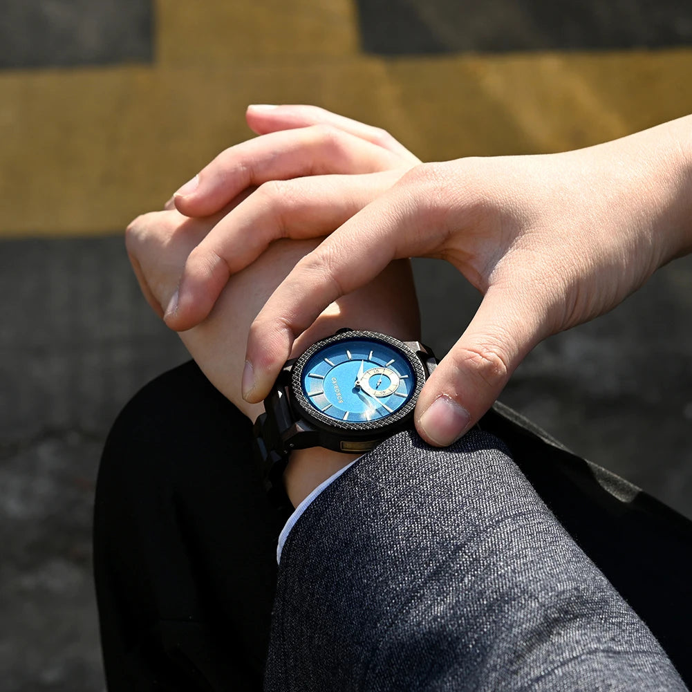 Bobobird wooden watch top fashion casual clock quartz wristwatch engraved custom logo man watches best man gift wood box