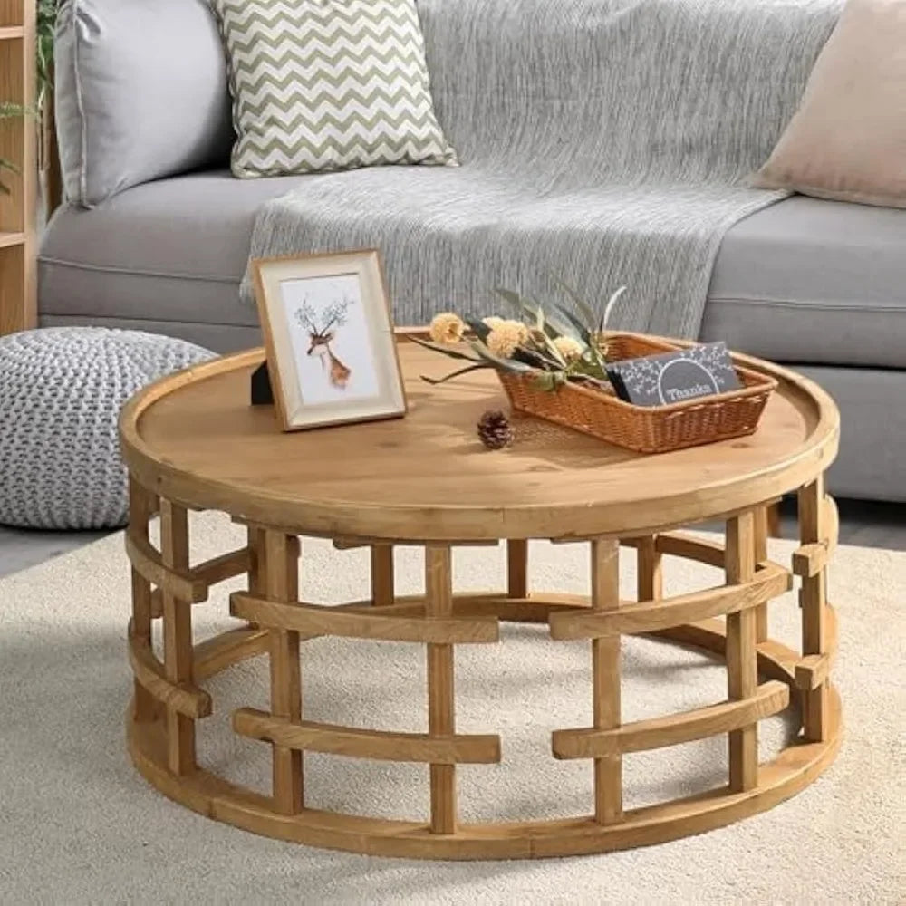 farmhouse-round-coffee-table-french-country-sofa-tables-rustic-solid-wood-finish-w-openwork-pattern-curved-base-handcrafted