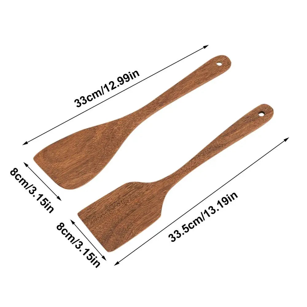 Wooden non-stick scoops natural spatula turner fried shovel kitchen utensils cooking tool for the chef home cook - china
