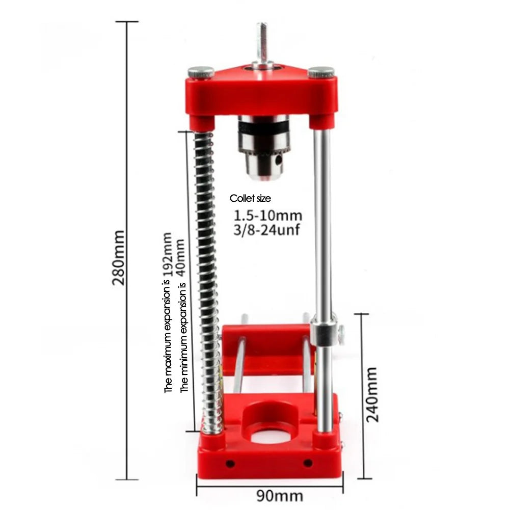 Model woodworking drilling locator adjustable punch drill template press machine