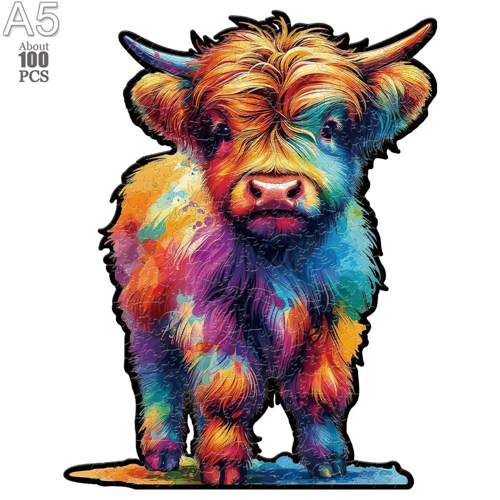 Shark wooden animal puzzle high quality dinosaur puzzles brain twister toys kids adult moderately difficult wood jigsaw