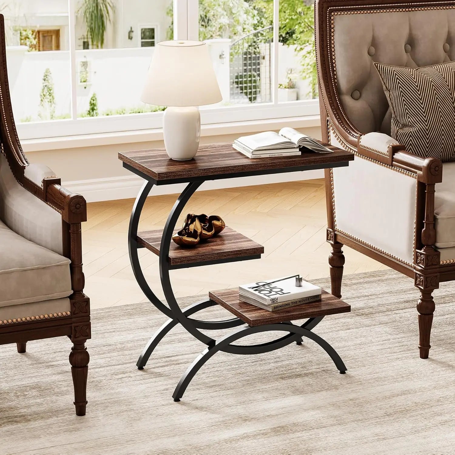 little-tree-end-table-with-3-storage-shelves-industrial-c-shaped-small-sofa-side-table-for-living-room-wood-slim-snack-table