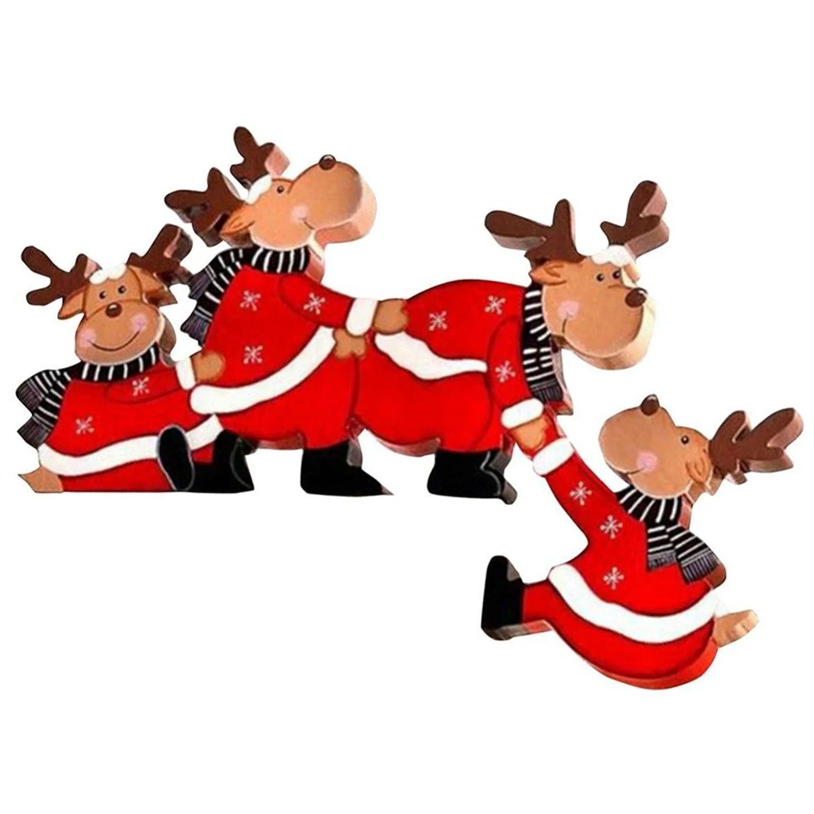 Christmas door wood decoration no fade home for frame - 02 / 20x10x0.5cm / united states