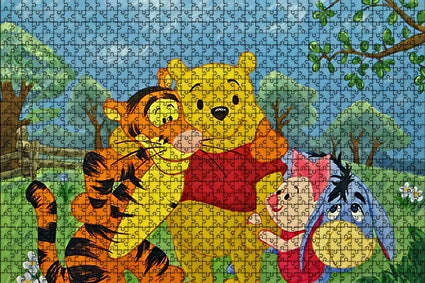 108/200/300/500/1000 pieces disney winnie the pood jigsaw puzzles for adults toys gifts wooden high-quality floor
