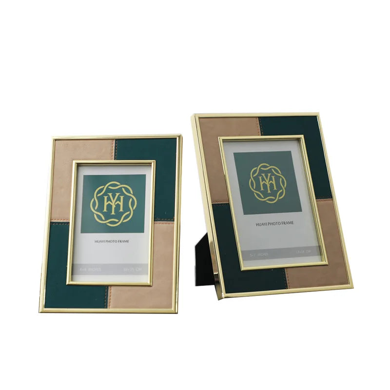 Modern nordic luxury solid wood picture frame - 6 inch 7 10 photo decorative tabletop display home decor - n