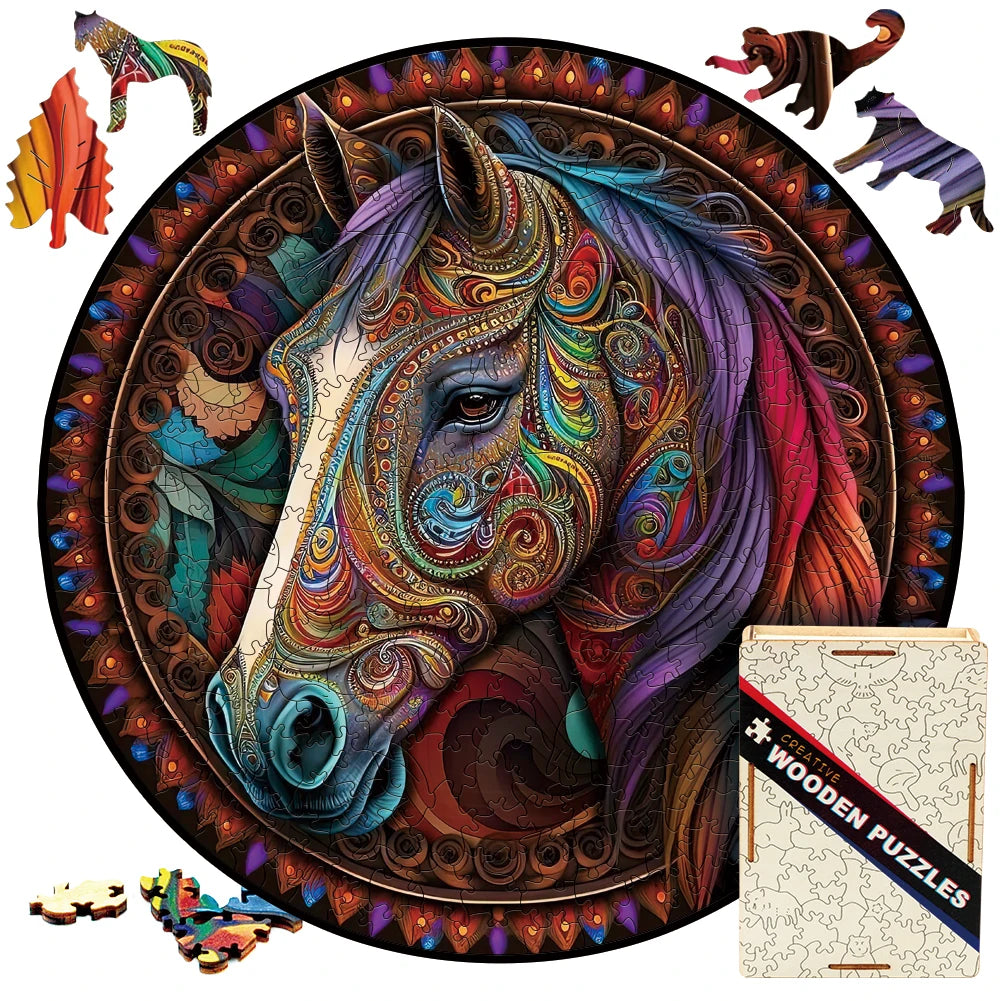 wooden-puzzle-mandala-horse-3d-wood-jigsaw-puzzle-retro-toys-wooden-animal-puzzles-board-game-for-adults-kids-with-wood-gift-box