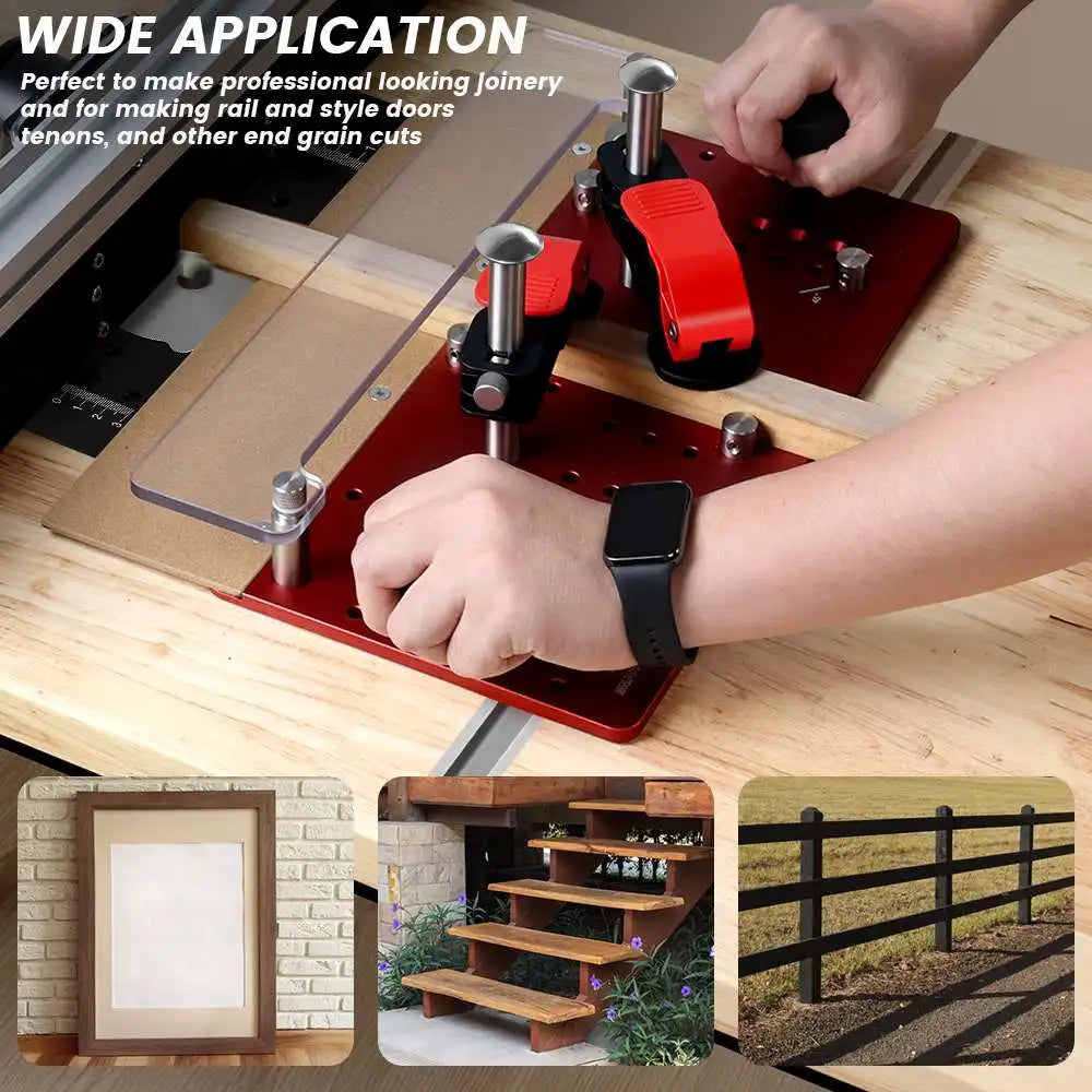 Hooked on router table rail coping sled woodworking guide safety for cabinet door joints drawer by enjoywood