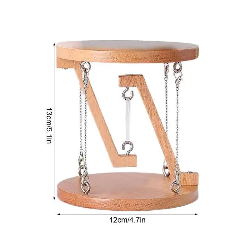 Tensegrity sculpture anti gravity building blocks table ornaments wooden physics gift education toys - decorative