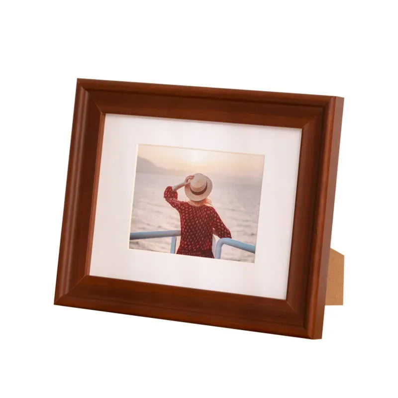 Beautiful wooden frame,empty frame,solid wood picture frame pendulum table,tabletop decoration wall housewarming gift