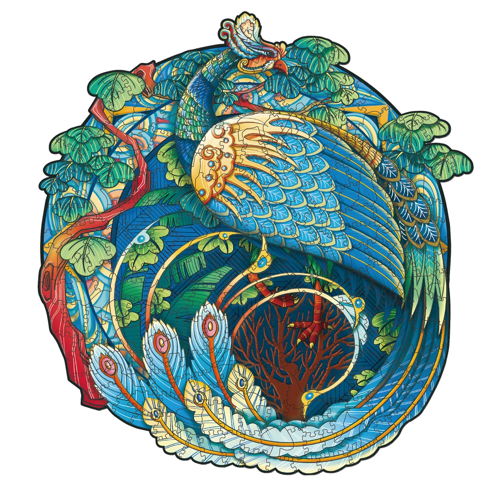 Wooden puzzles for adults 100/200/300 pieces uniquely irregular animal shaped high-difficulty puzzle