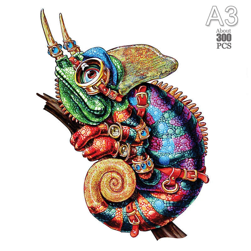 Lovely owl wood jigsaws creative diy games brain twister holiday gifts wooden animal puzzle kids adults high-quality