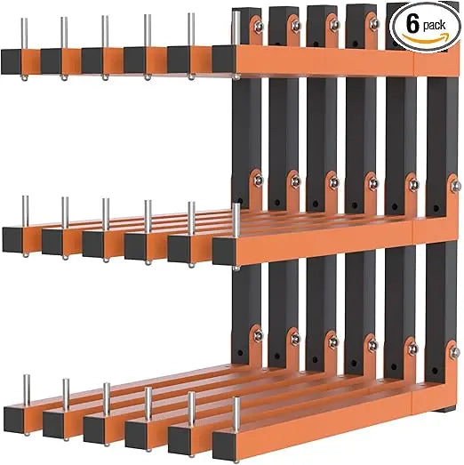 Lumber rack wall mount storage heavy duty wood racks with 9-level system 1080 lb substantial garage - united states