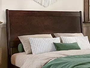 Casanova full solid wood panel headboard walnut - united states