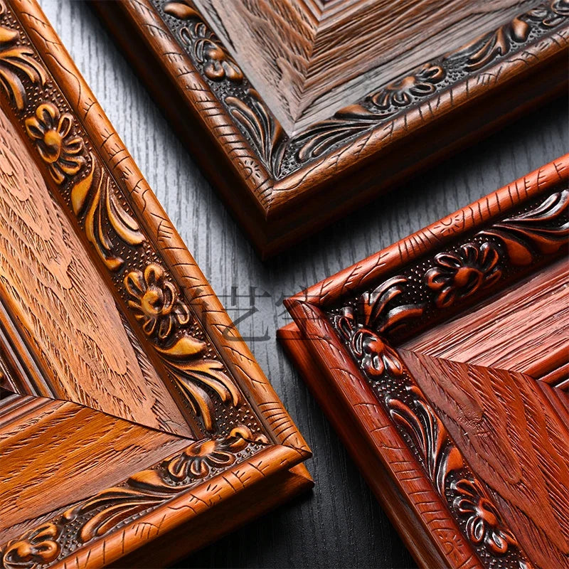 Personalized picture frame gift wall wooden family living room digital cuadros para fotos vintage home decor