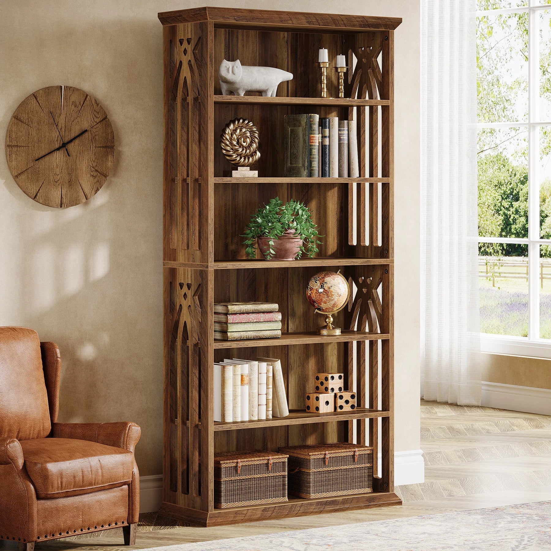 tribesigns-6-tier-bookshelf-75-inch-tall-bookcase-large-bookshelves-and-bookcases-freestanding-display-shelves-wood-bookshelf