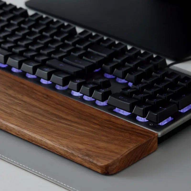 Solid wood keyboard wrist rest palm pad mechanical ergonomic 87/98/104/108 key suitable for multiple sizes custom